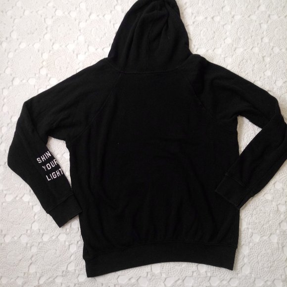 Spiritual Gangster Hoodie Sweatshirt Pull Over Black Large Women Shine You Light - Picture 6 of 7